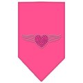 Unconditional Love Aviator Rhinestone Bandana Bright Pink Large UN800998